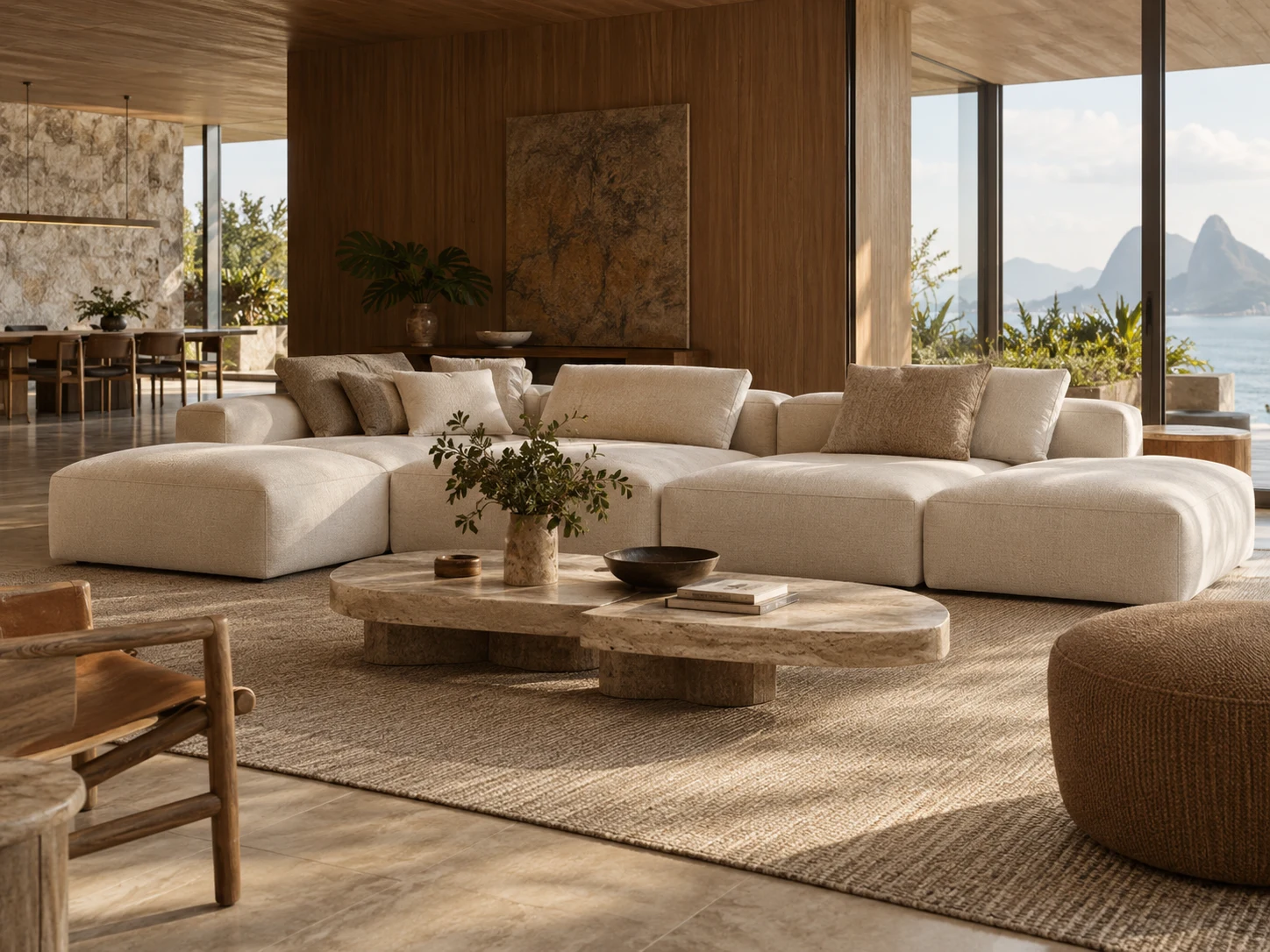 Interior contemporâneo de alto padrão