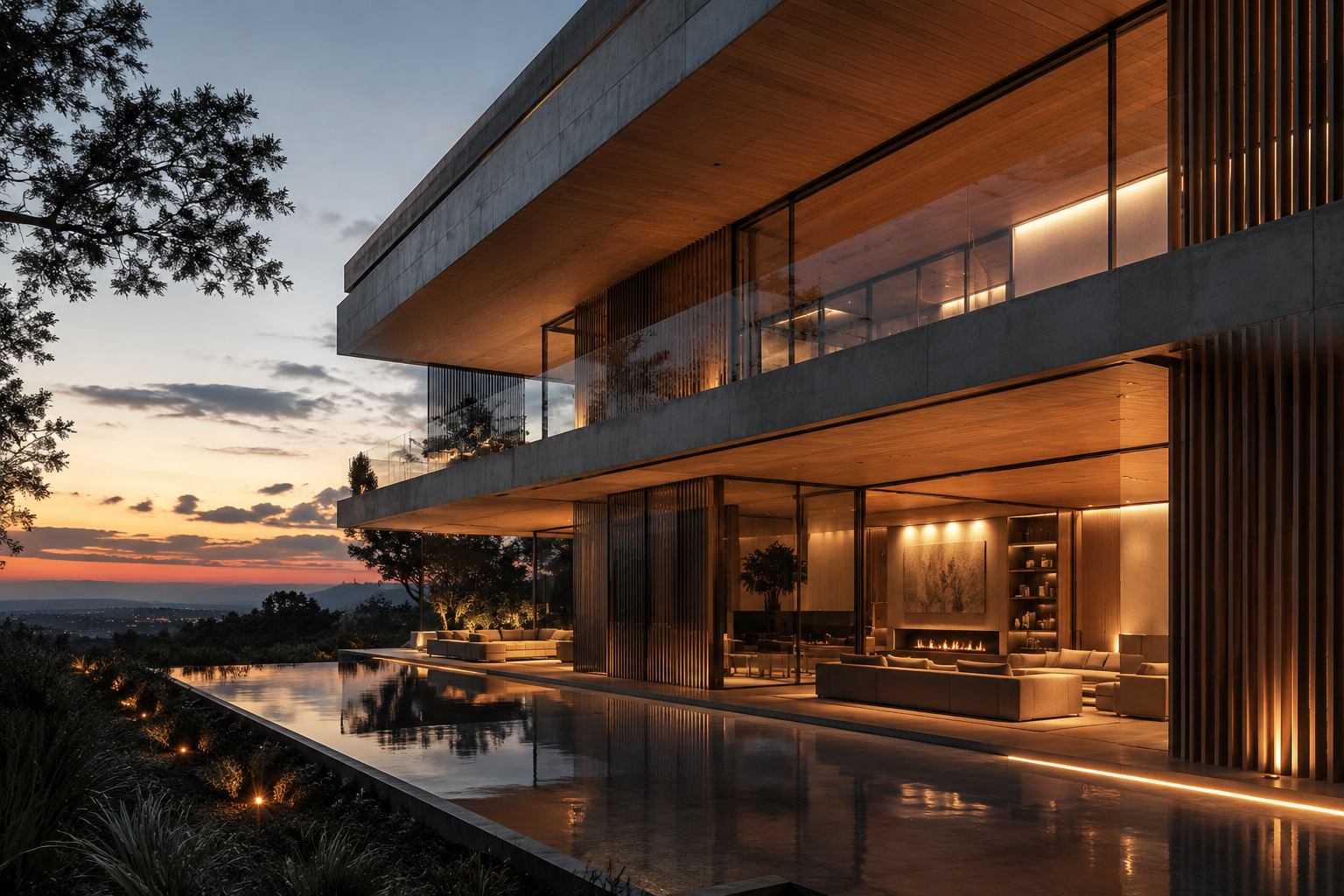 Projeto de arquitetura contemporânea